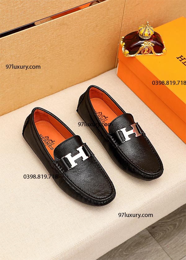 Giày lười nam hàng hiệu Hermes bản Like Auth 2022 - HM66 - LOUIS LUXURY