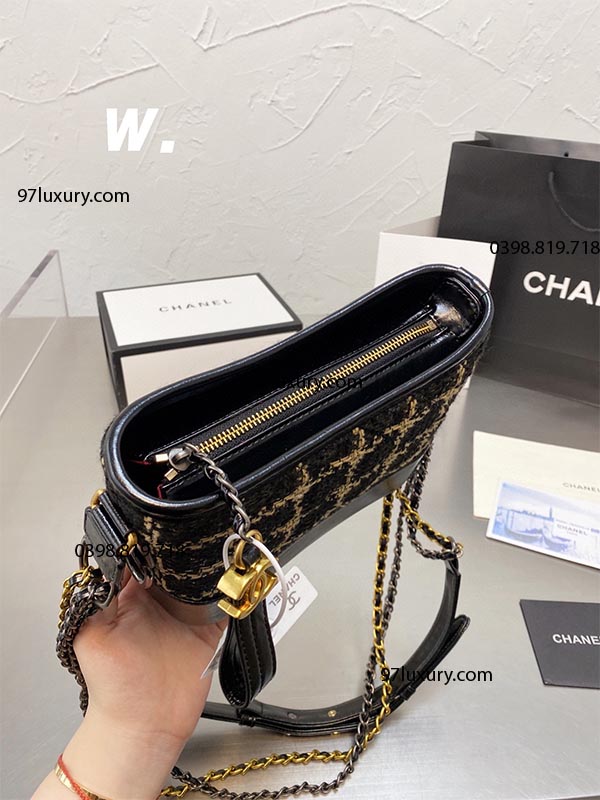 Chanel Gabrielle Hobo Bag Authentic Black  eBay