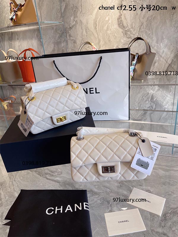 Túi Chanel 2.55 Small Handbag Beige Rep 1: 1