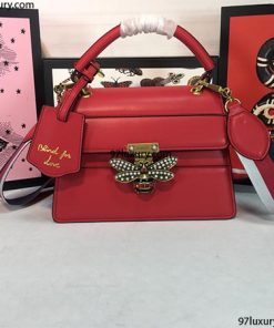 Túi Gucci Queen Margaret Bee Bag Red Cao Cấp
