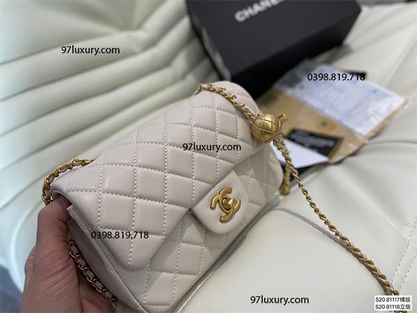 Túi Chanel Mini Flap Bag With Top Handle Rep 1: 1 - 97Luxury