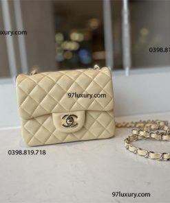 Túi Chanel Classic Mini Flap Bag Yellow Rep 1: 1