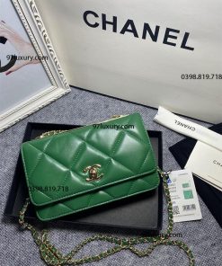 Túi Chanel WOC Mini Bag Crossbody Green Like Auth