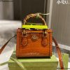 Túi Gucci Diana Mini tote bag Orange Rep 1: 1