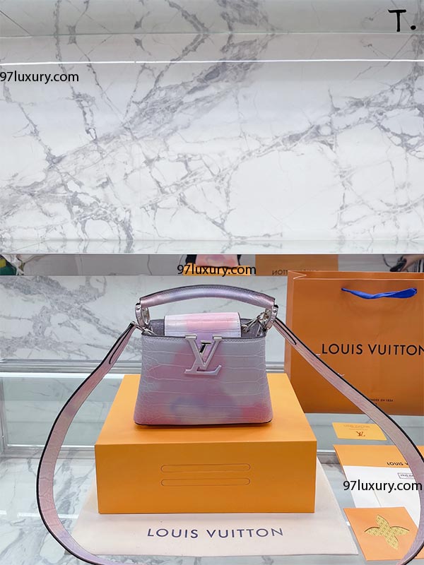 Túi Louis Vuitton LV Capucines BB Purple And Pink