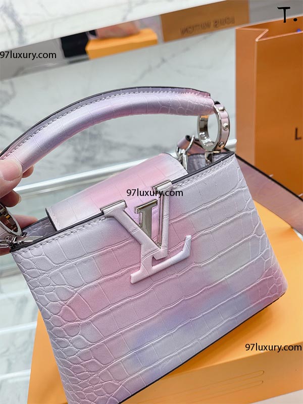 Túi Louis Vuitton LV Capucines BB Mini Purple And Pink
