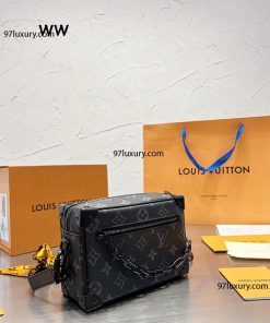 Túi Louis Vuitton mini soft trunk black Like Auth 1:1